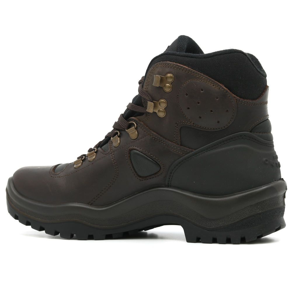 detail GRISPORT Sherpa braune Herren-Leder-Outdoorschuhe mit Gritex® Membran