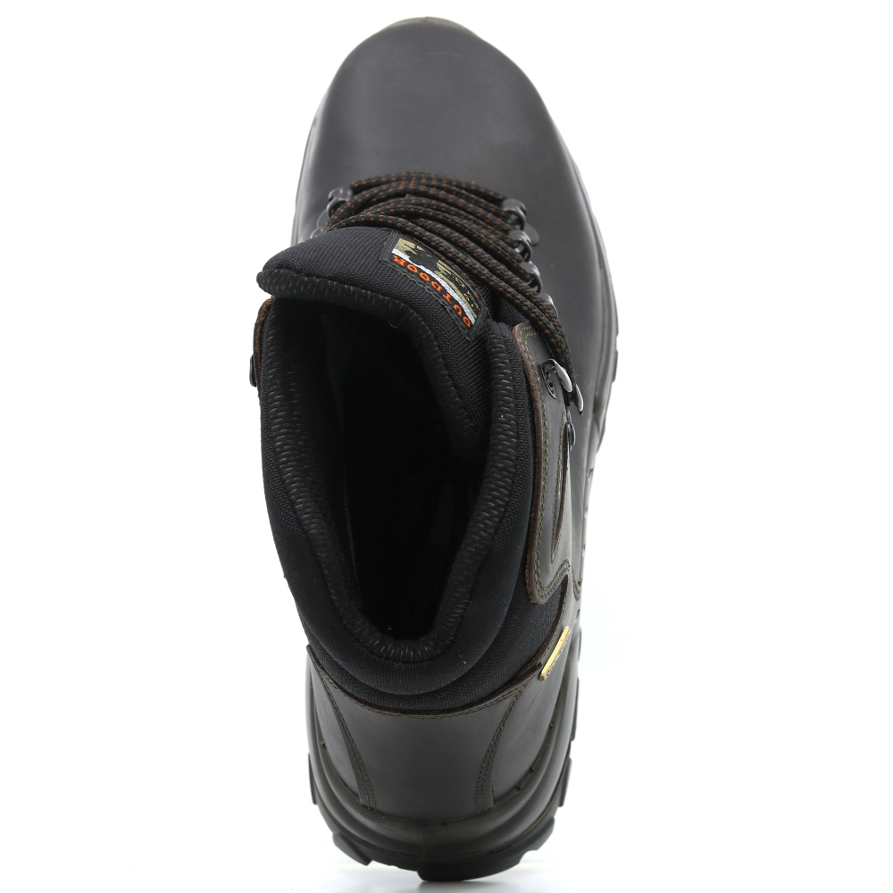 detail GRISPORT Classic braune Herren-Outdoor-Lederschuhe mit Vibram-Sohle und Spo-Tex®