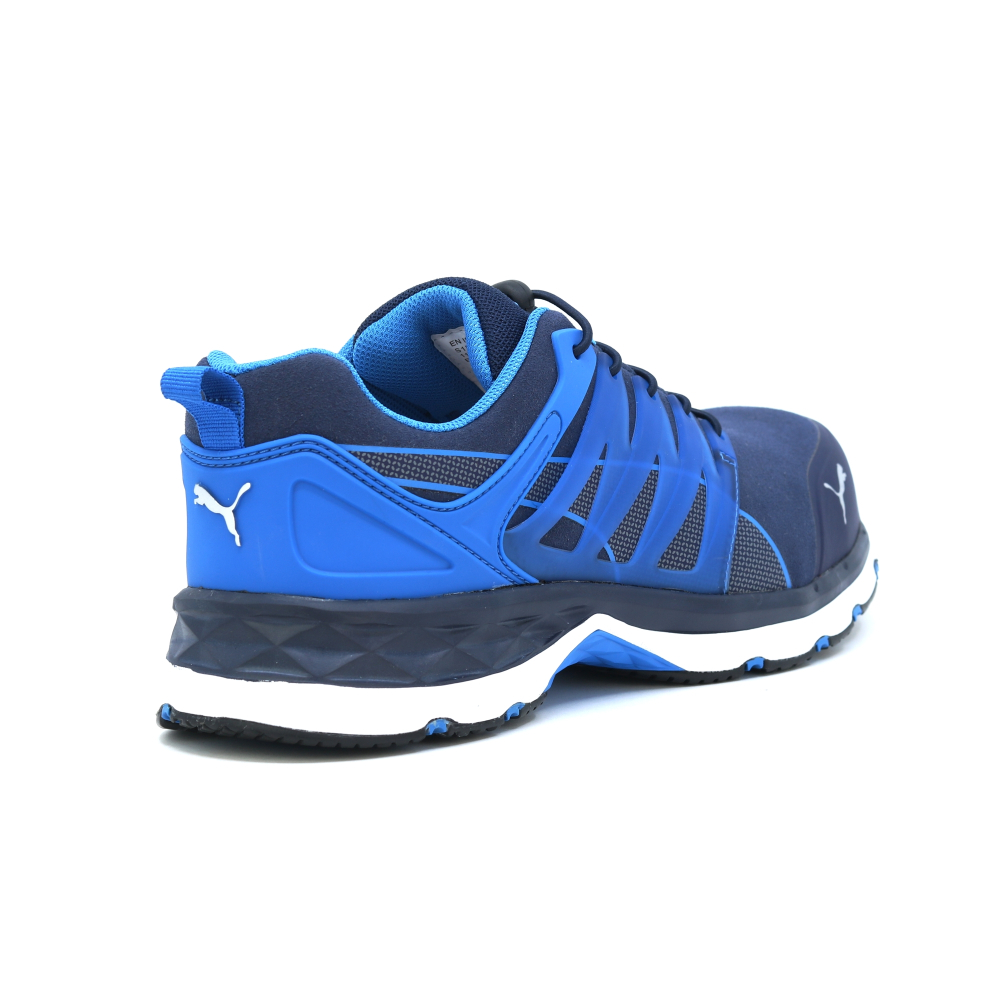 detail PUMA Velocity 2.0 blue low S1P ESD Sicherheitsschuhe