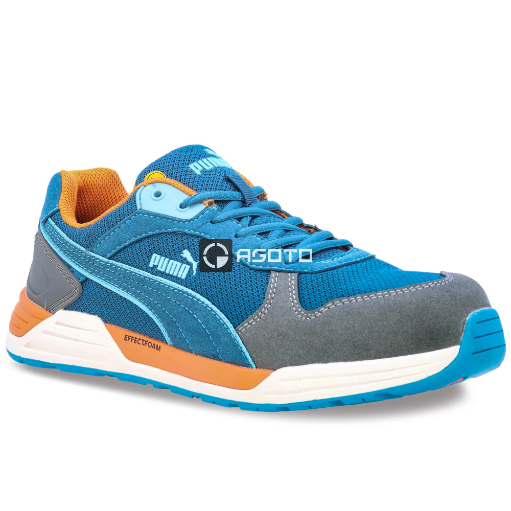 detail PUMA Frontside blue S1P ESD Sicherheitsschuhe