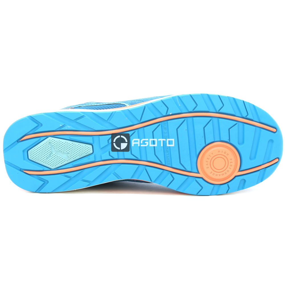 detail PUMA Frontside blue S1P ESD Sicherheitsschuhe