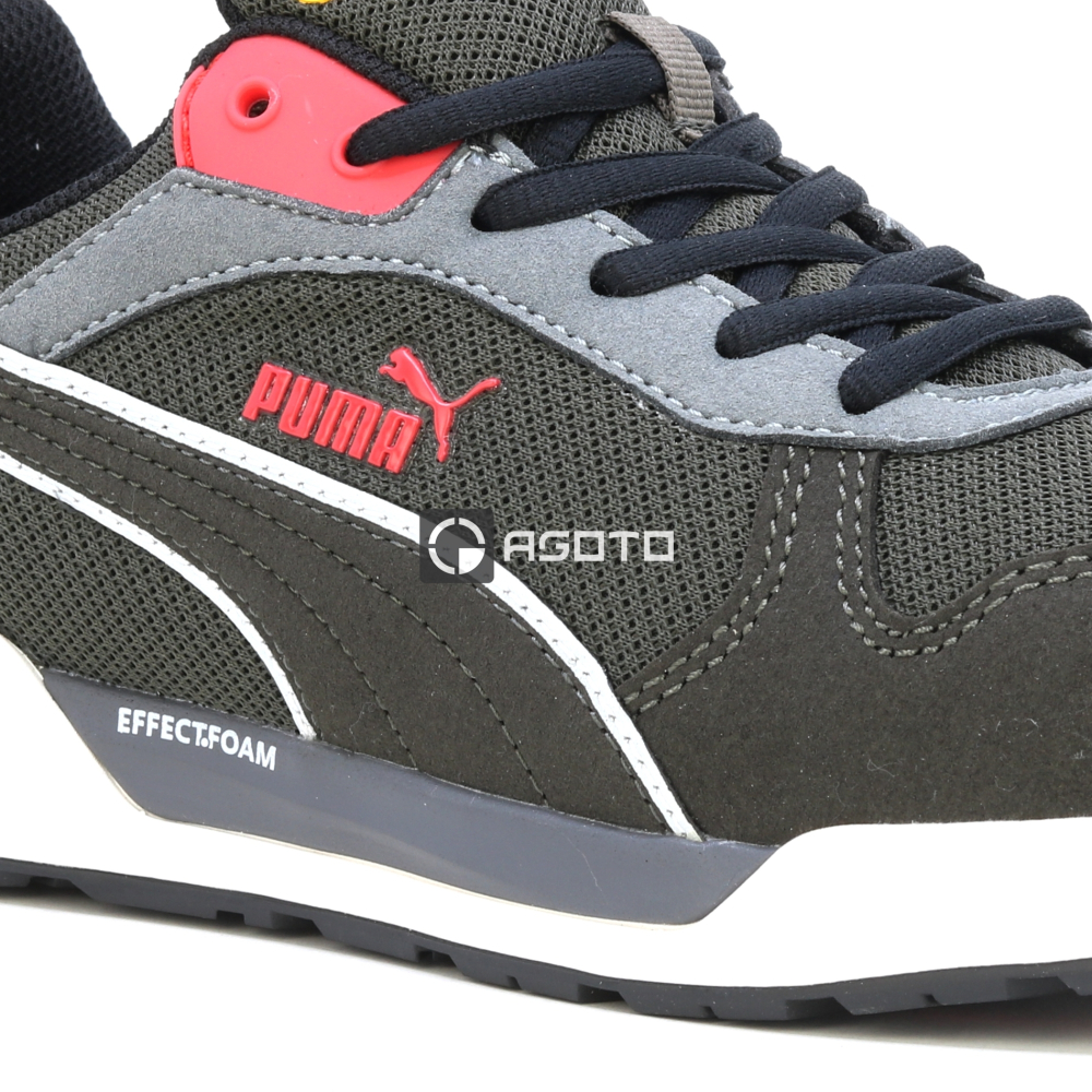 detail Sicherheitsschuhe PUMA Frontside brown S1P ESD