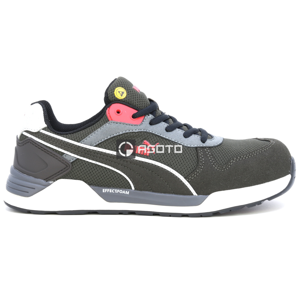 detail Sicherheitsschuhe PUMA Frontside brown S1P ESD