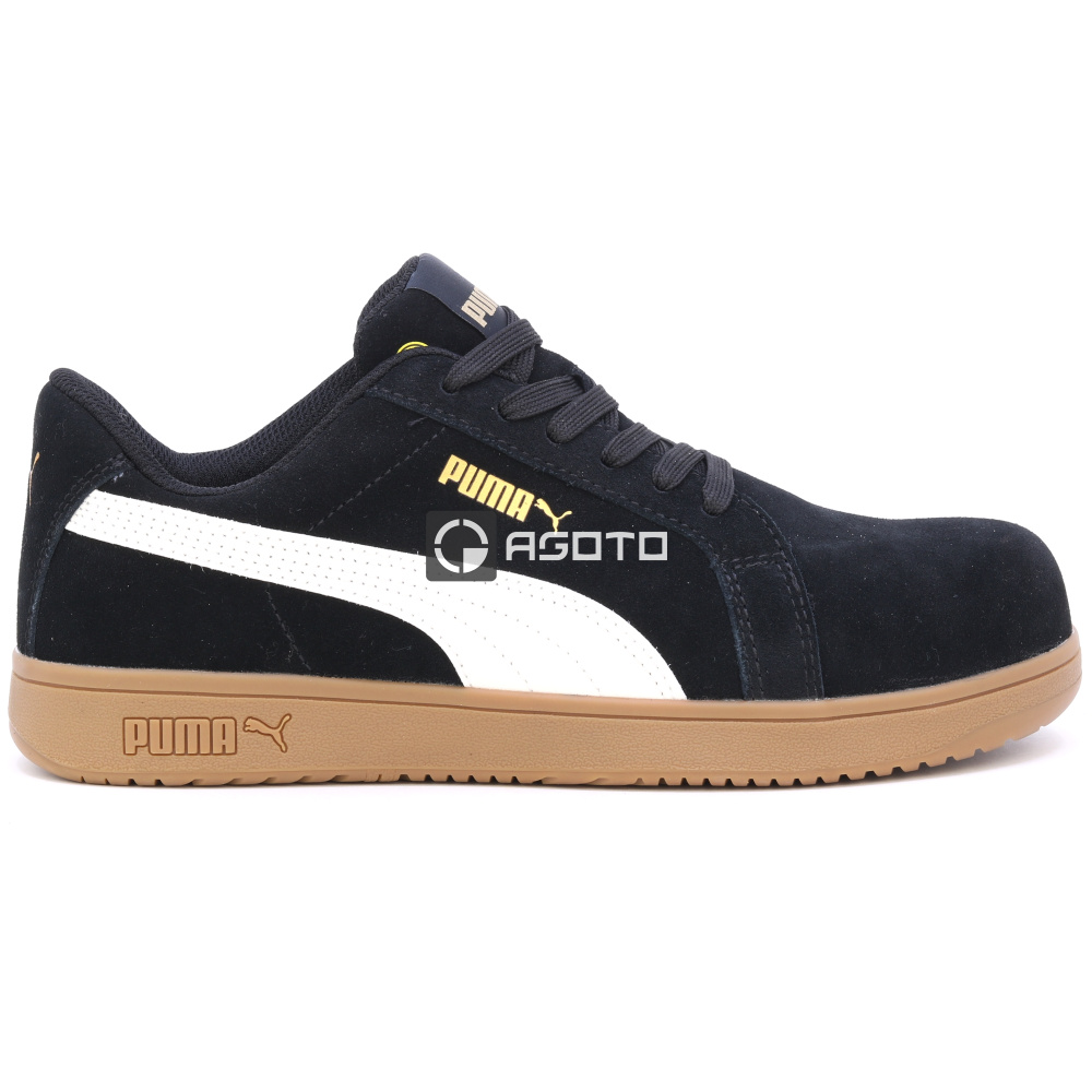 detail Sicherheitsschuhe PUMA Iconic low S1P ESD blk/gum