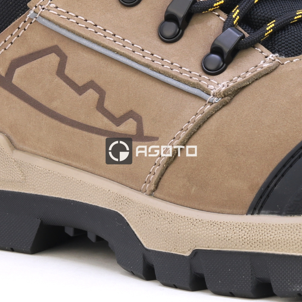 detail Caterpillar Herren Leder Arbeitsschuhe Striver XL Low S3 FO HRO beige