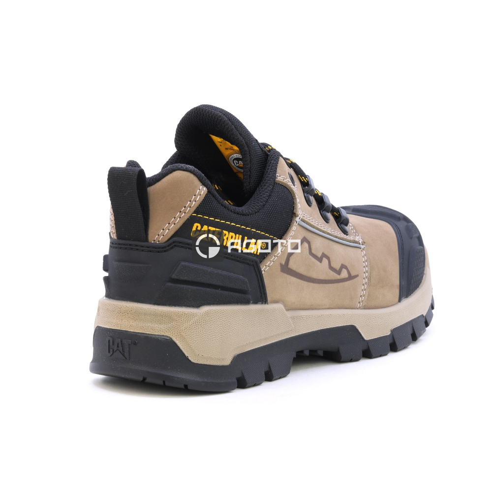 detail Caterpillar Herren Leder Arbeitsschuhe Striver XL Low S3 FO HRO beige