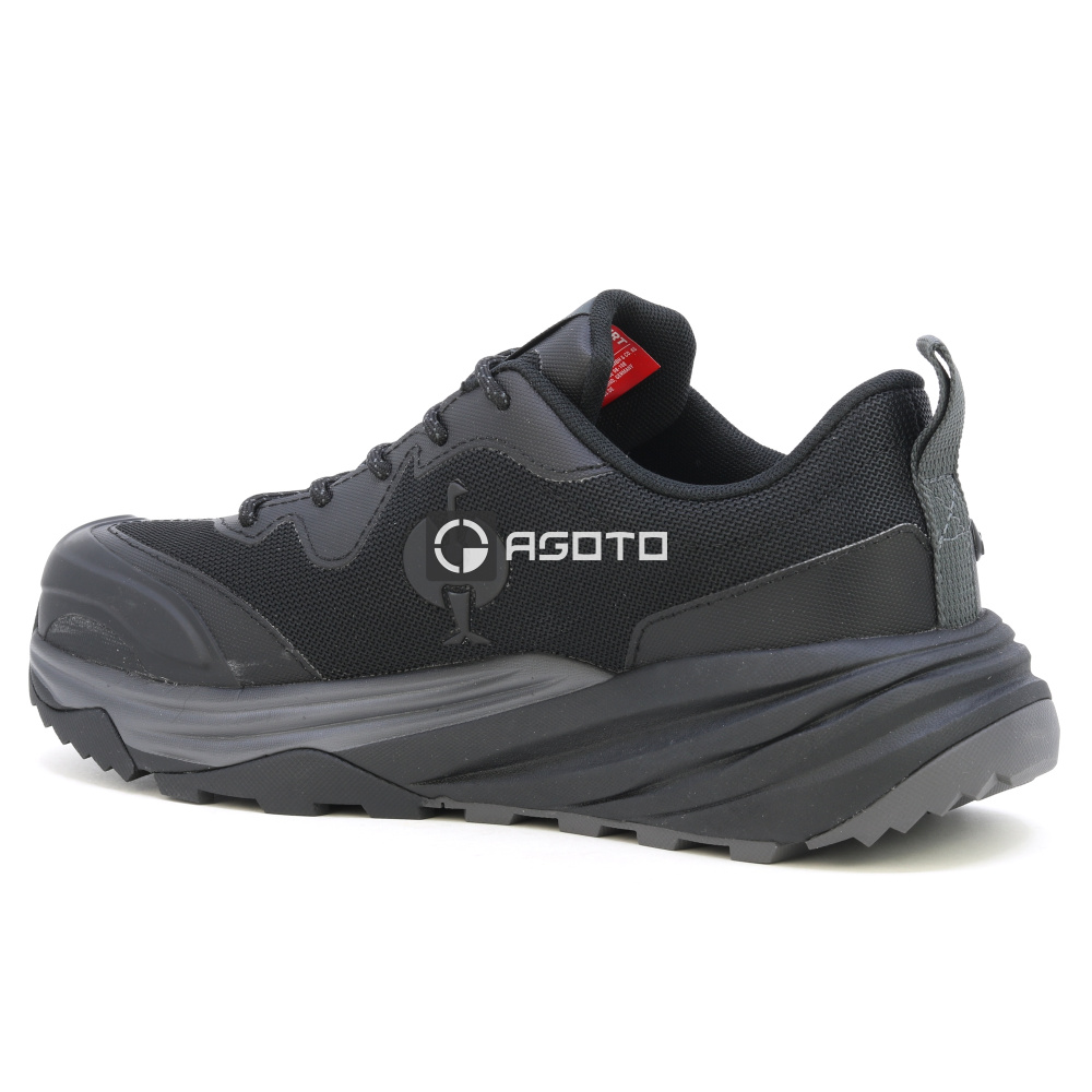 detail Engelbert Strauss Harlem S6 Low schwarze Herren Arbeitsschuhe für maximalen Komf