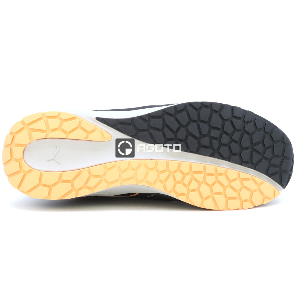 detail Puma Safety Stepper Low S3 ESD Damen Arbeitsschuh schwarz leicht bequem