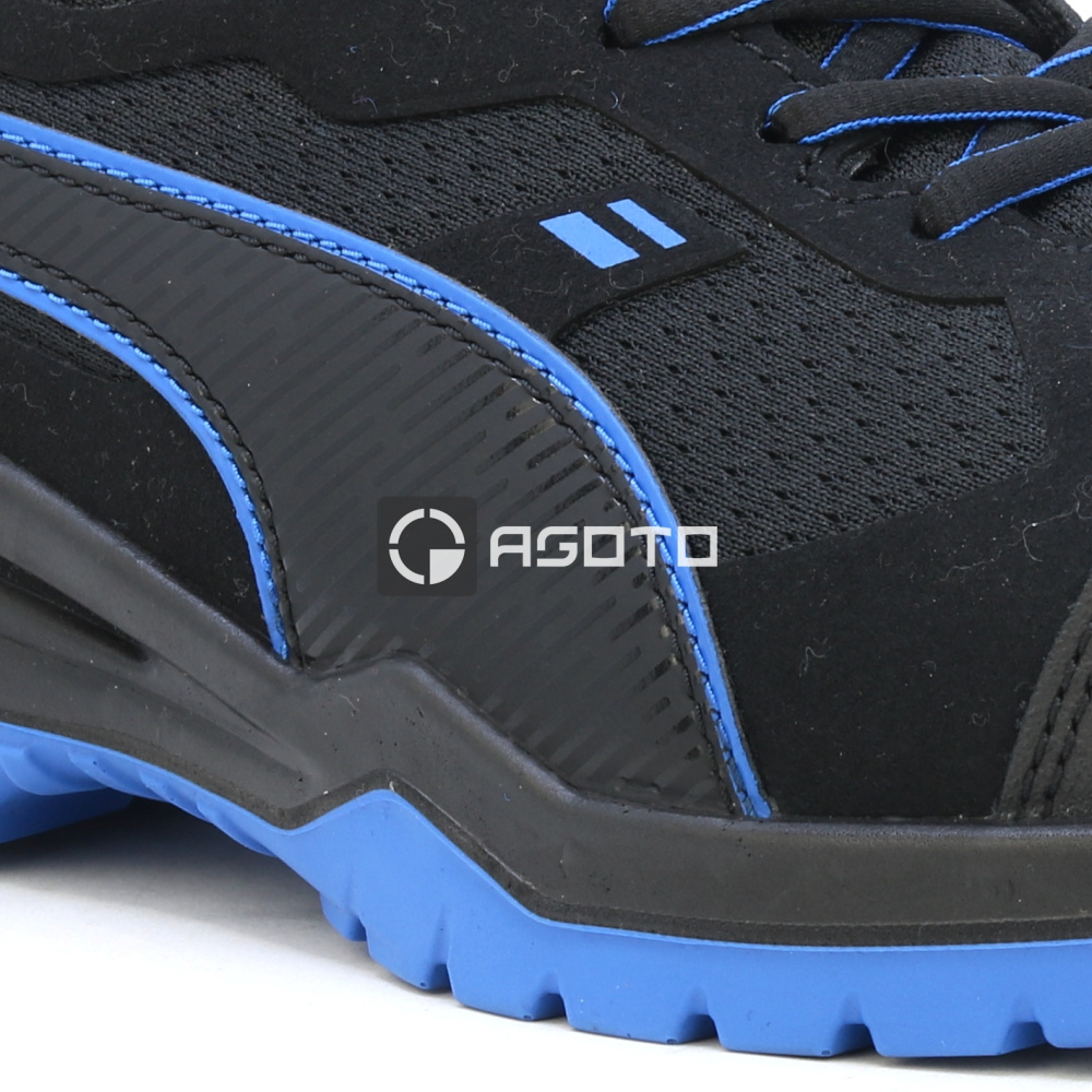 detail PUMA Safety Fuse TC S1P ESD Herren Arbeitsschuh Halbschuh schwarz leicht bequem