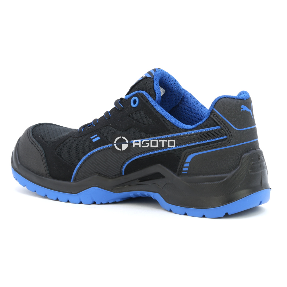 detail PUMA Safety Fuse TC S1P ESD Herren Arbeitsschuh Halbschuh schwarz leicht bequem