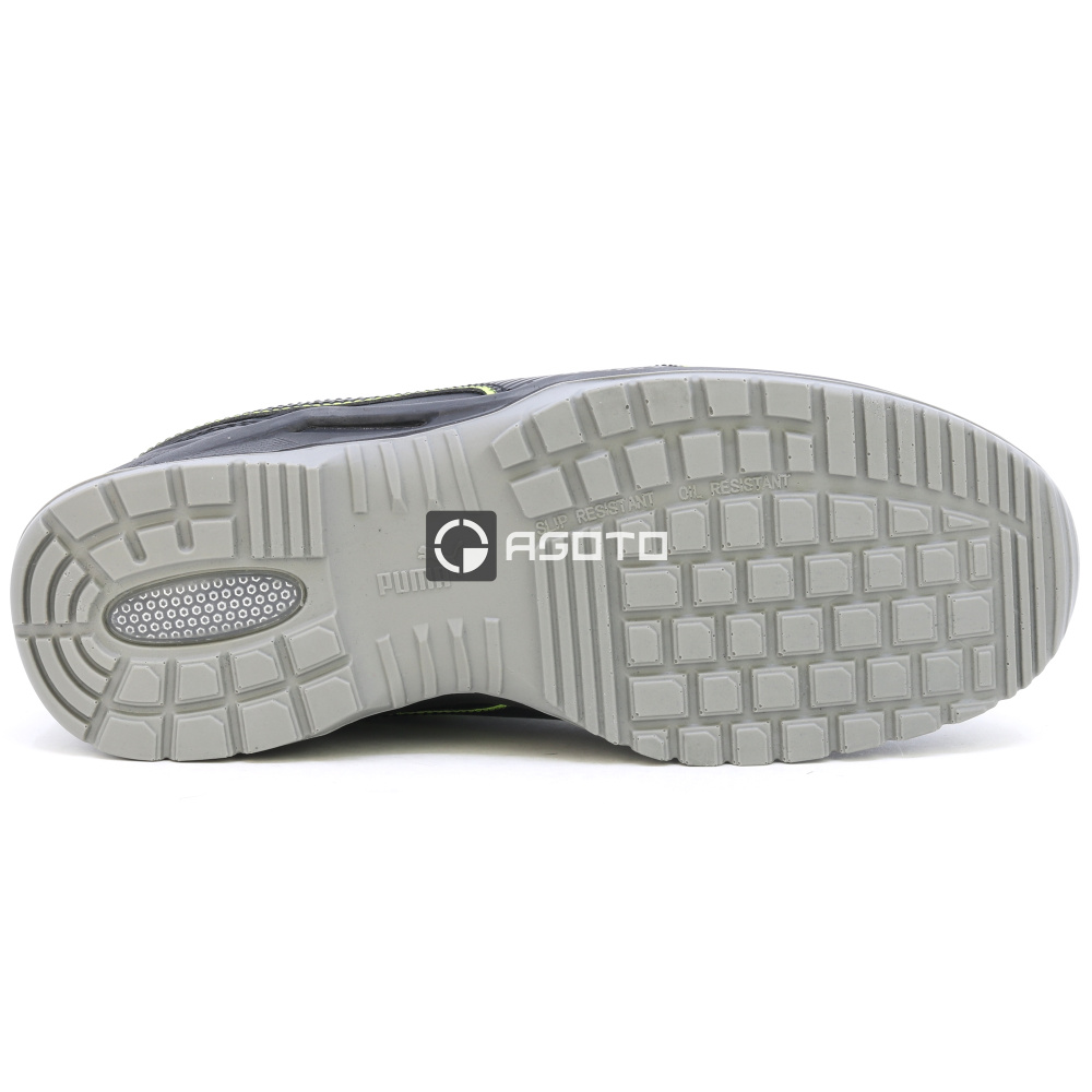 detail PUMA Krypton Disc S3 ESD Herren Arbeitsschuh Halbschuh schwarz mit Schnellversch