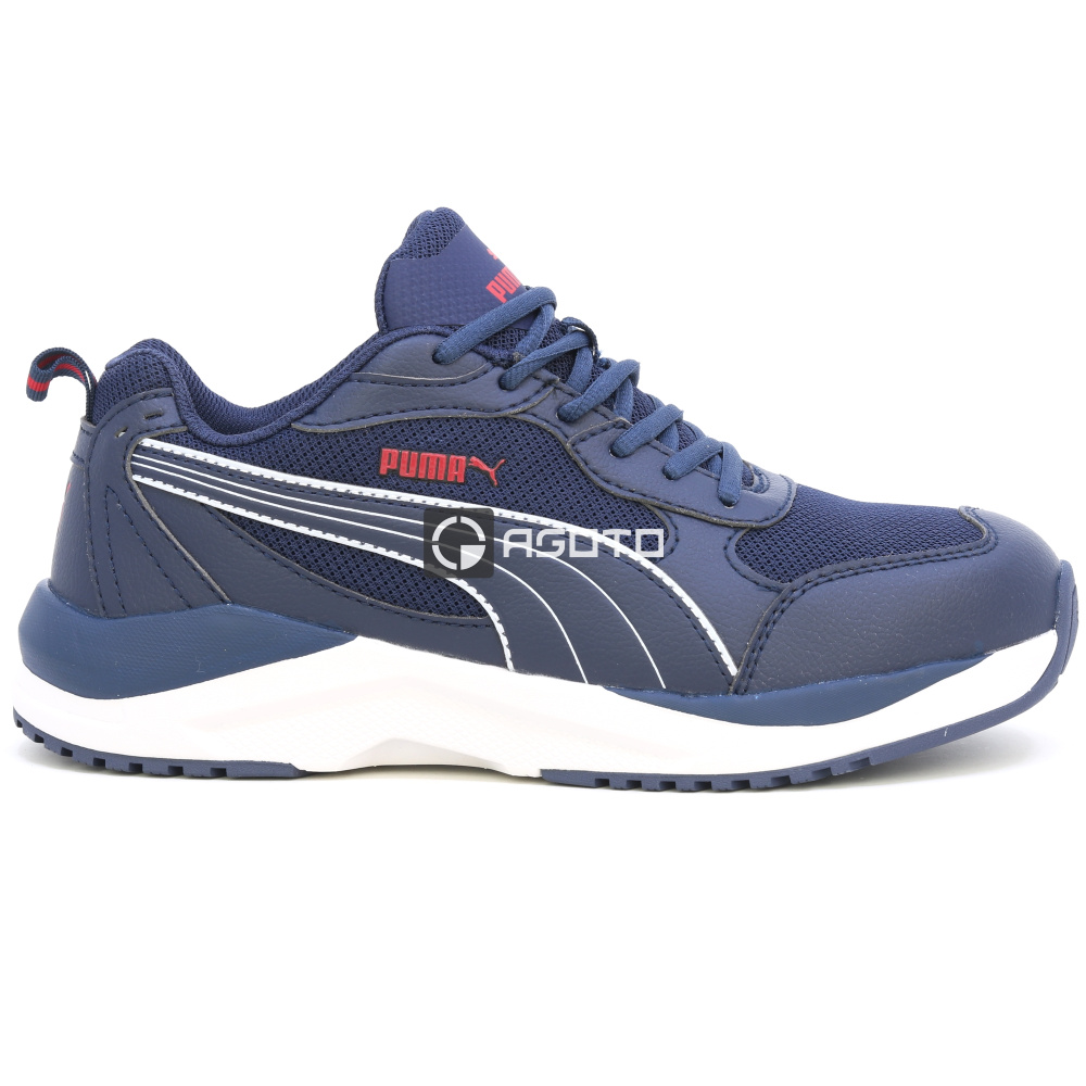 detail PUMA Safety Shift Low S1P blaue Herren Sicherheitshalbschuhe, leicht und bequem