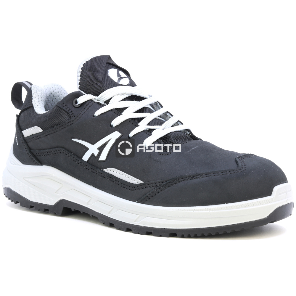 detail ALBATROS Vector S3 Low schwarze Herren Leder-Arbeitsschuhe