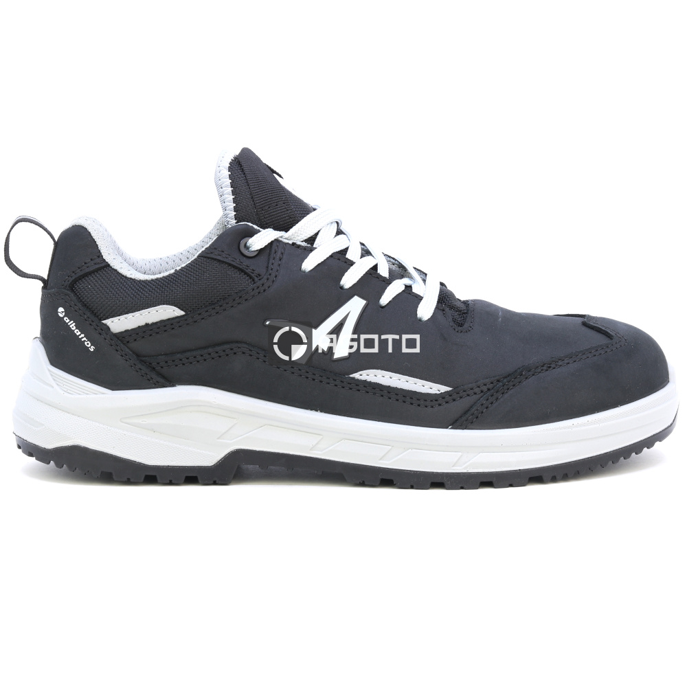 detail ALBATROS Vector S3 Low schwarze Herren Leder-Arbeitsschuhe