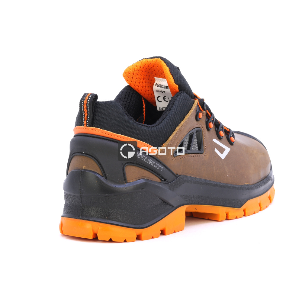 detail BICAP Seal Low S3 braune Herren Arbeitsschuhe + Pro Air Belüftungssystem