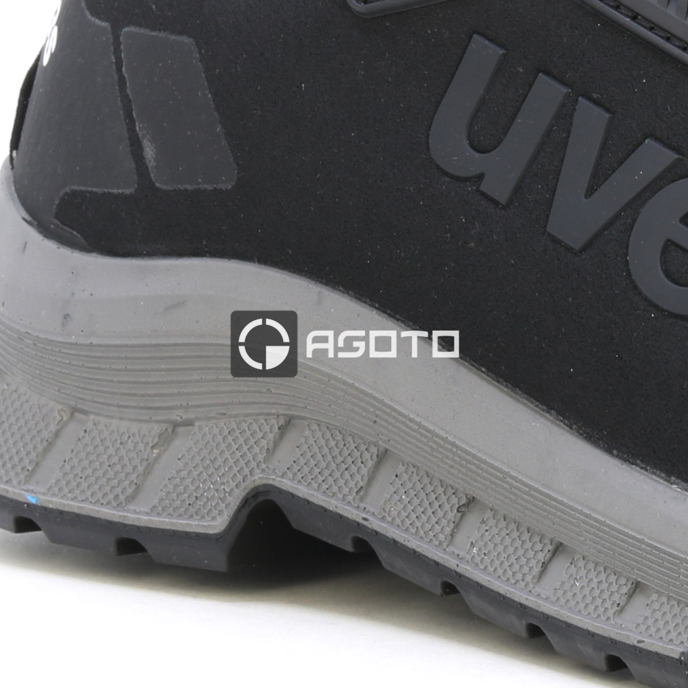 detail UVEX Trend 2 low S3S schwarze Herren Leder leichte und bequeme Arbeitsschuhe, We