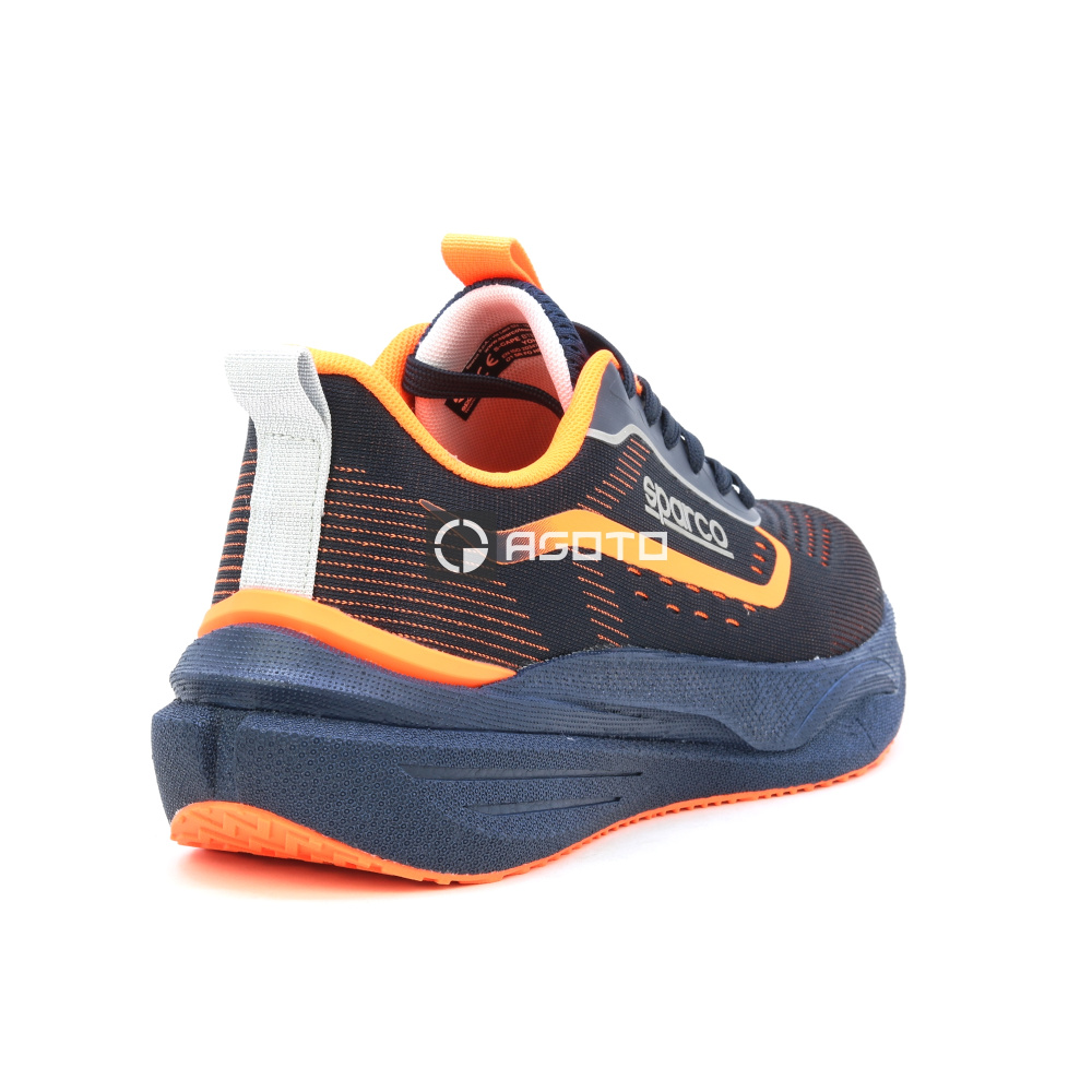 detail SPARCO Yohan O1 blaue Herren Arbeitsschuhe, leicht und weich beim Gehen