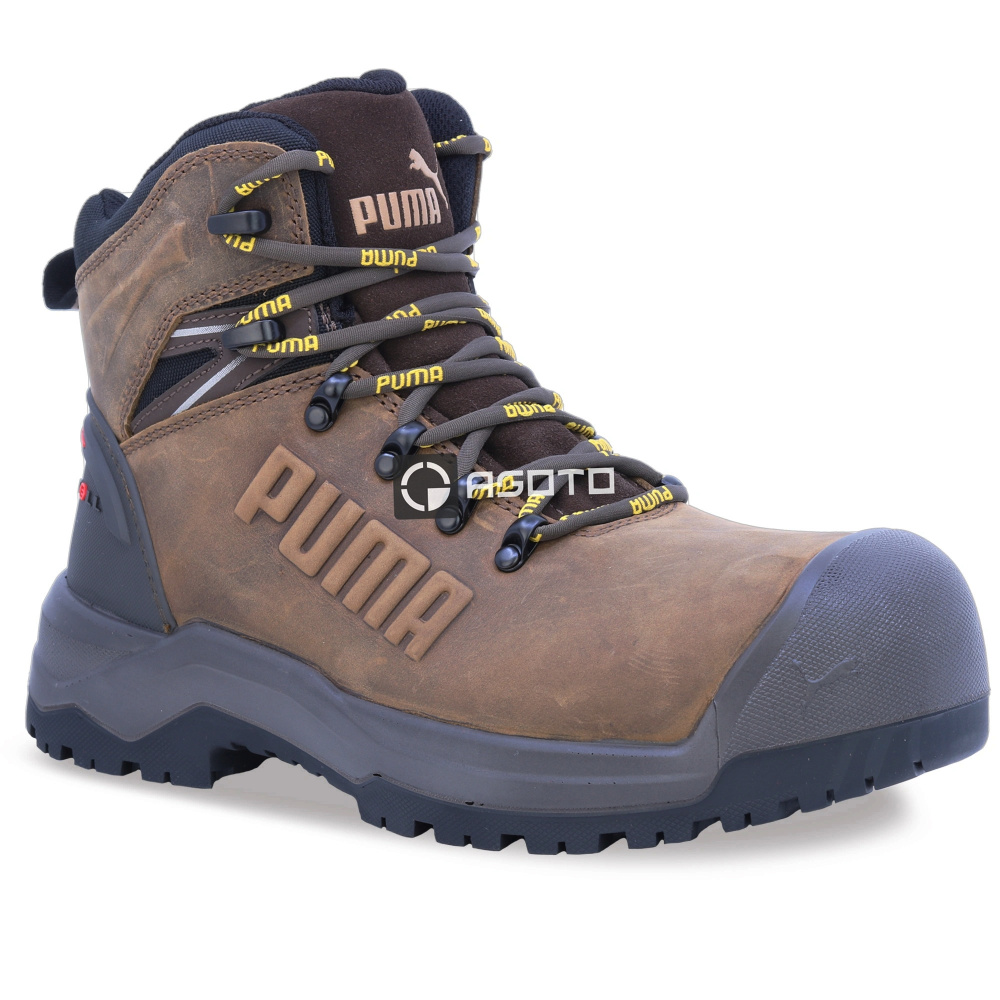 detail Sicherheitsschuhe PUMA Iron HD Brown Mid S3