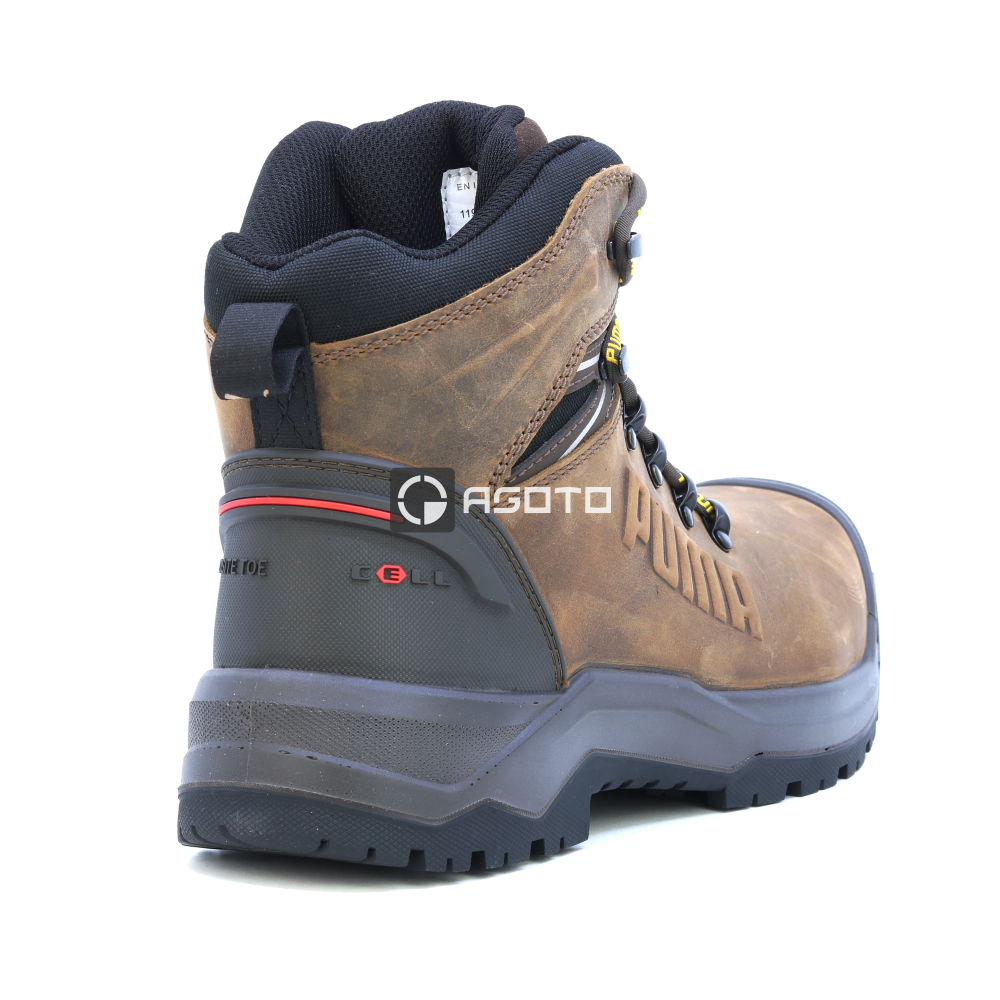 detail Sicherheitsschuhe PUMA Iron HD Brown Mid S3