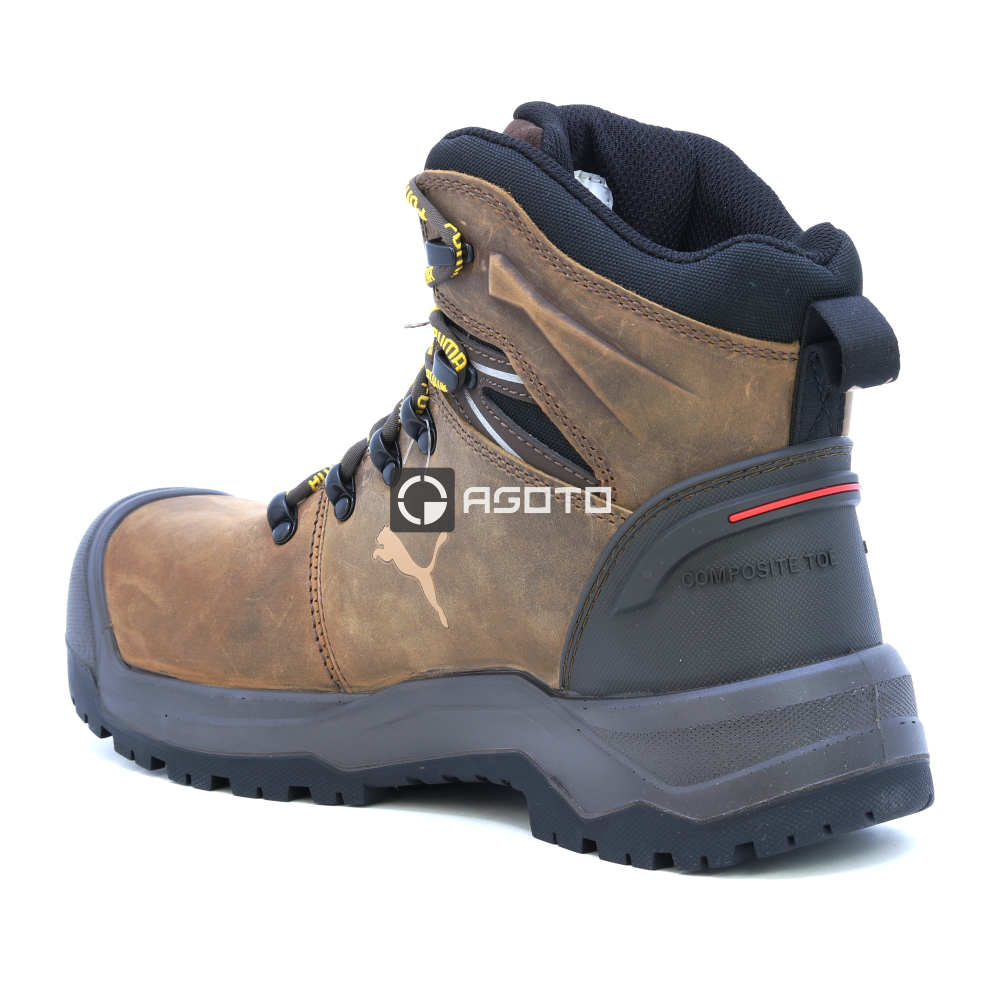 detail Sicherheitsschuhe PUMA Iron HD Brown Mid S3