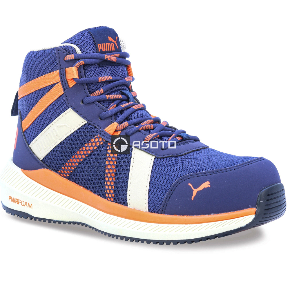 detail Sicherheitsschuhe PUMA Rival Mid S1P ESD blue/orange