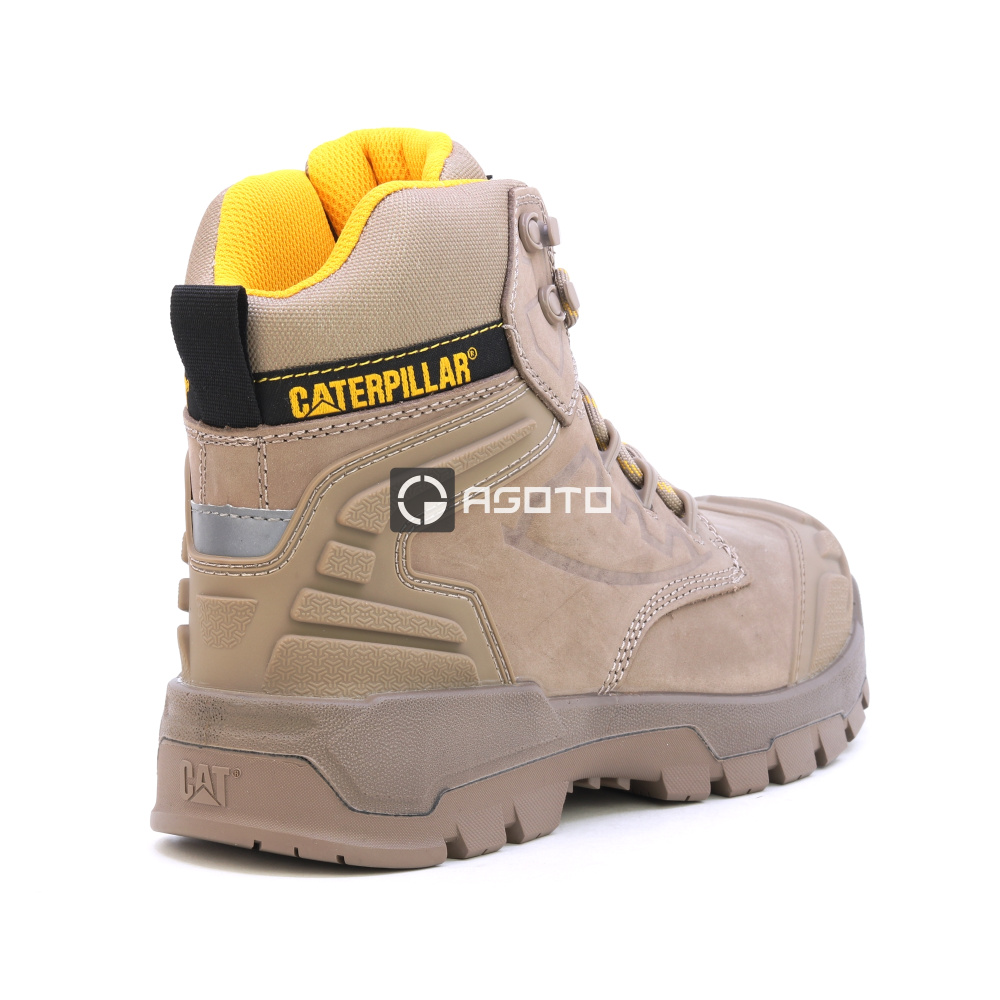 detail Caterpillar Herren Leder Sicherheitsstiefel Striver XL S7 FO SC HRO beige