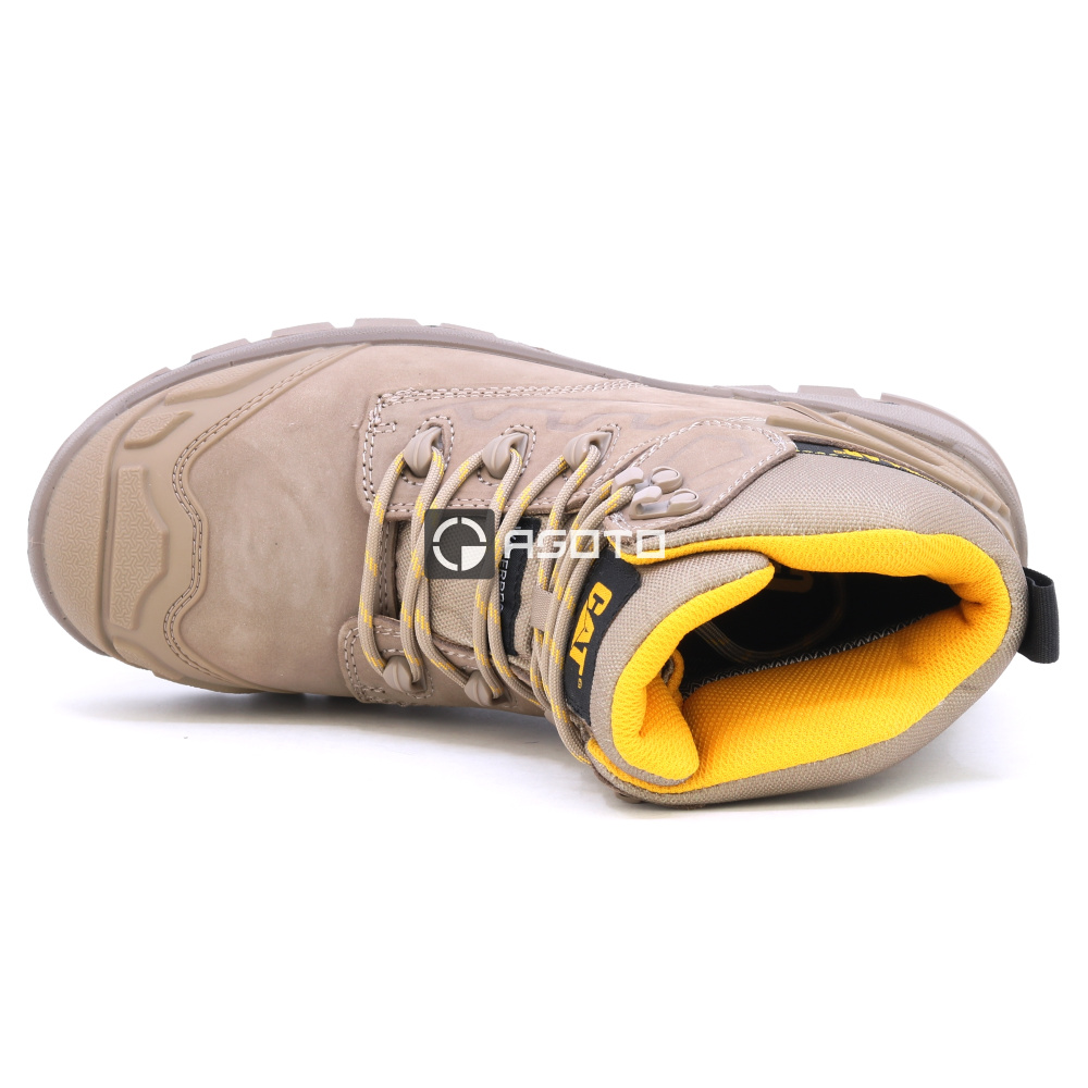 detail Caterpillar Herren Leder Sicherheitsstiefel Striver XL S7 FO SC HRO beige