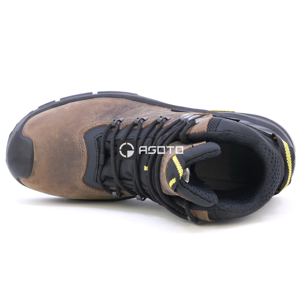 detail BICAP Terrax S7S braune Herren Leder robuste Arbeitsschuhe mit Respitex®-Membran