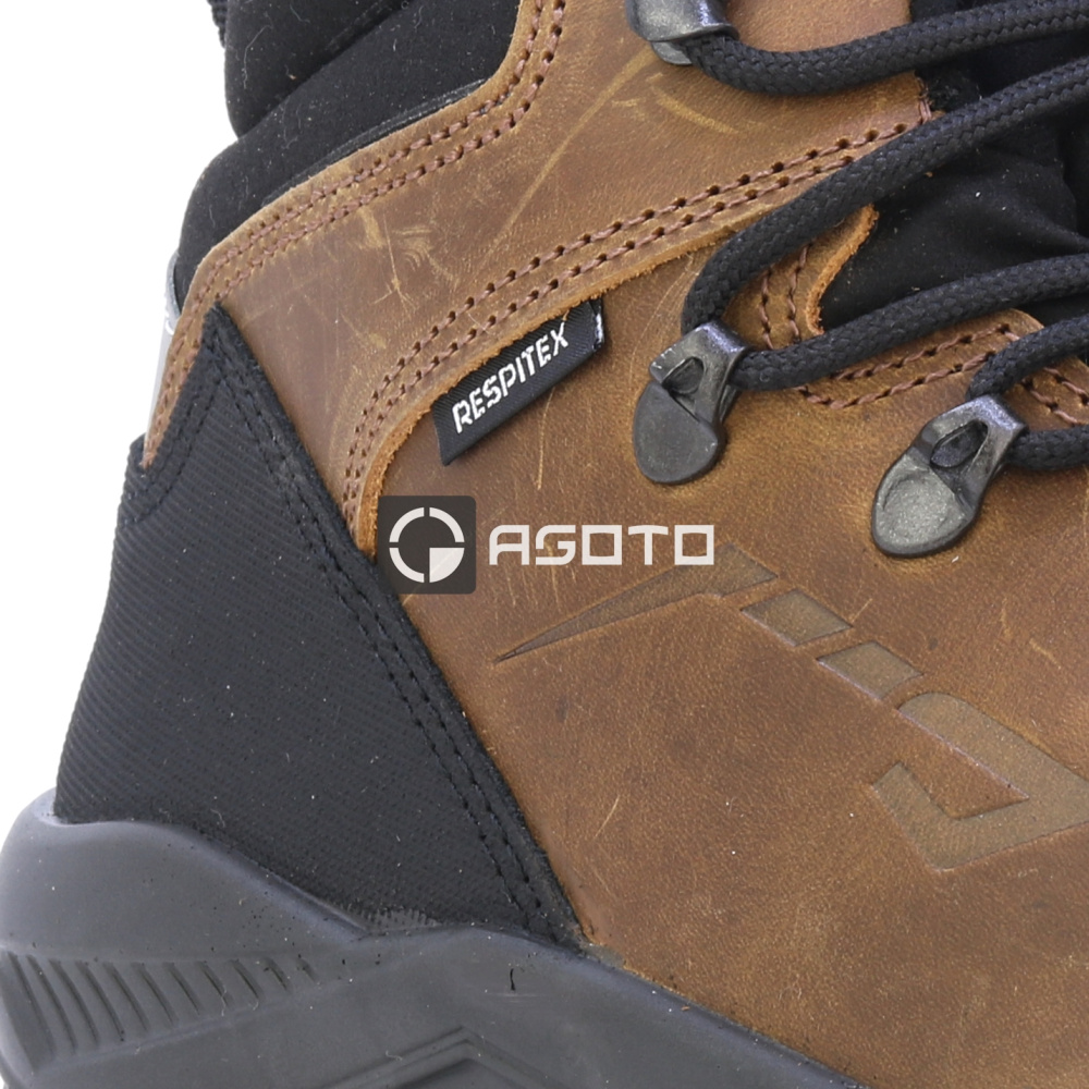 detail BICAP Argine Mid S7S braune Herren Leder-Arbeitsschuhe mit Respitex®-Membran