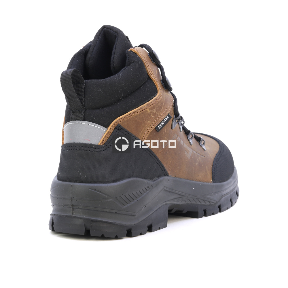 detail BICAP Argine Mid S7S braune Herren Leder-Arbeitsschuhe mit Respitex®-Membran