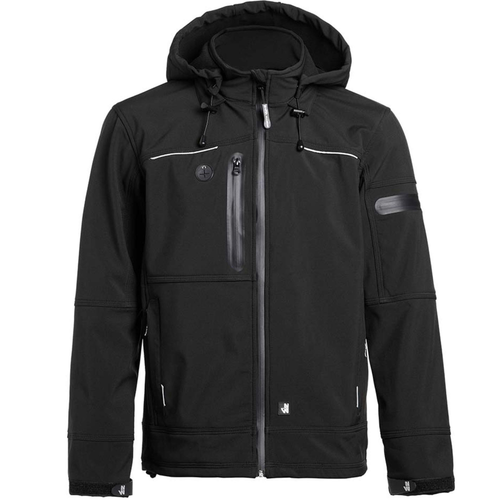 detail Softshell Jacke NORTH WAYS Flores Stretch