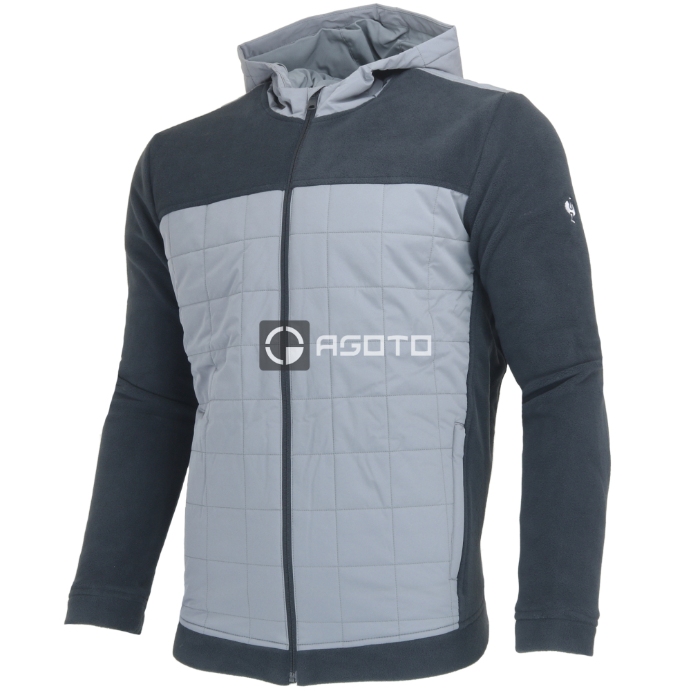 detail Herren Jacke Engelbert Strauss Concrete Hybrid fleece