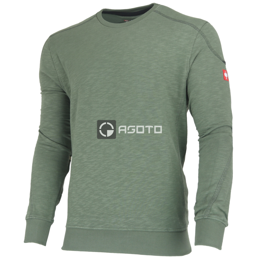 detail Herren-Sweatshirt Engelbert Strauss Slub e.s.
