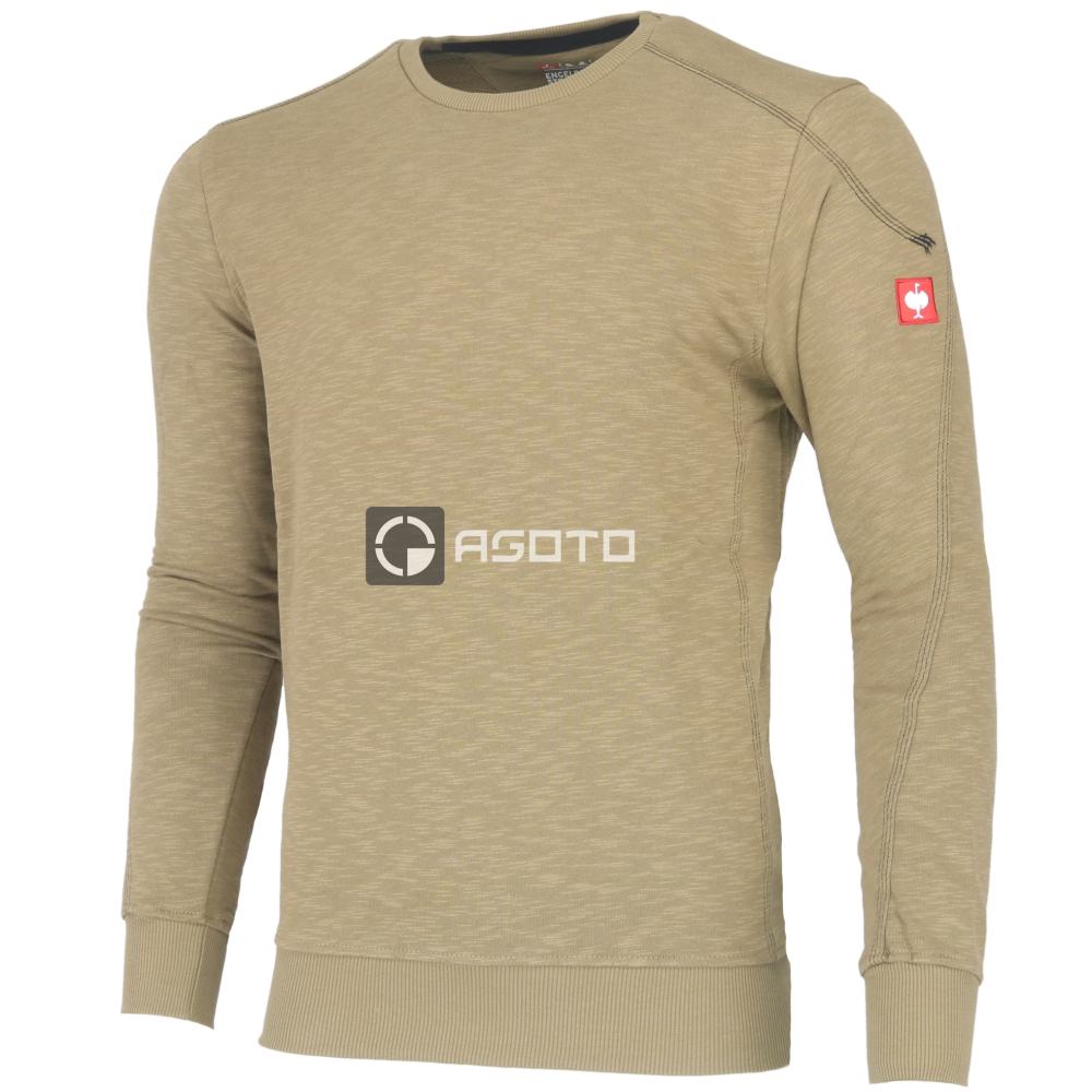 detail Herren-Sweatshirt Engelbert Strauss Slub e.s.