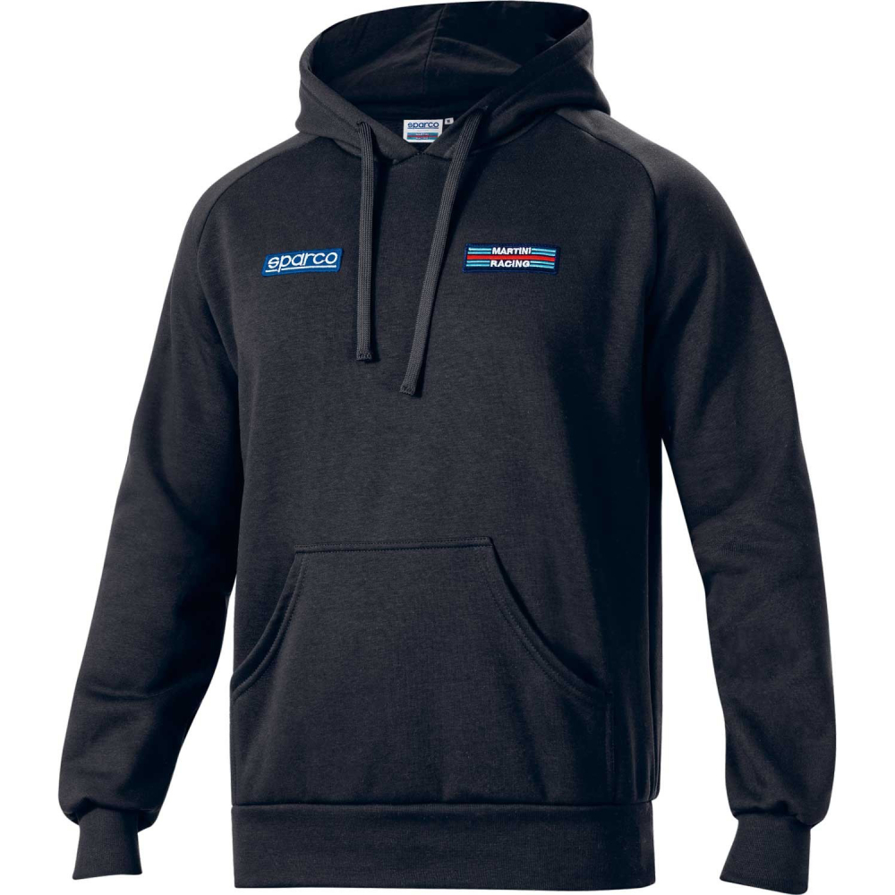 detail Herren-Sweatshirt SPARCO Hoodie Stripes Martini