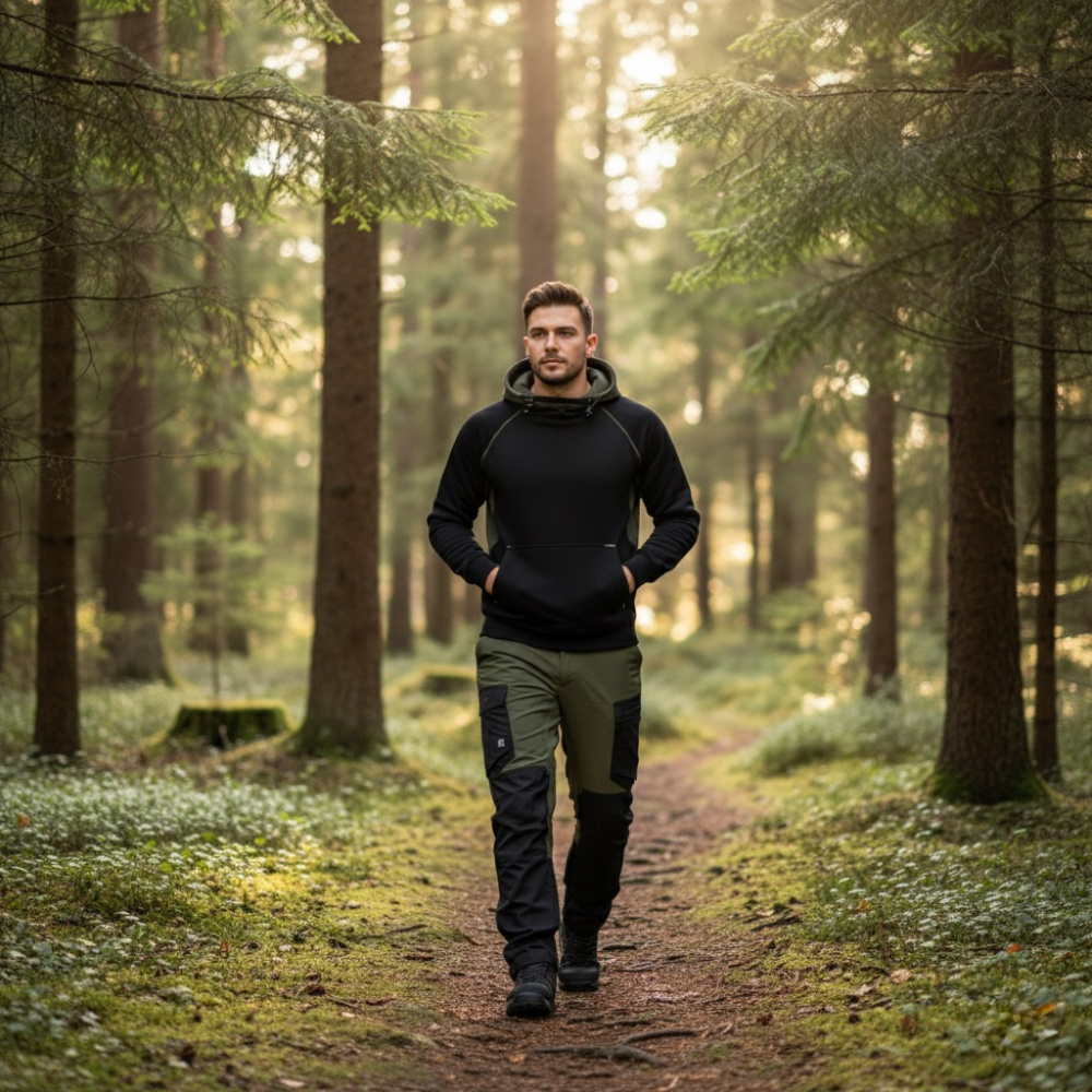 detail Herren-Sweatshirt Asoto Vindel 320g