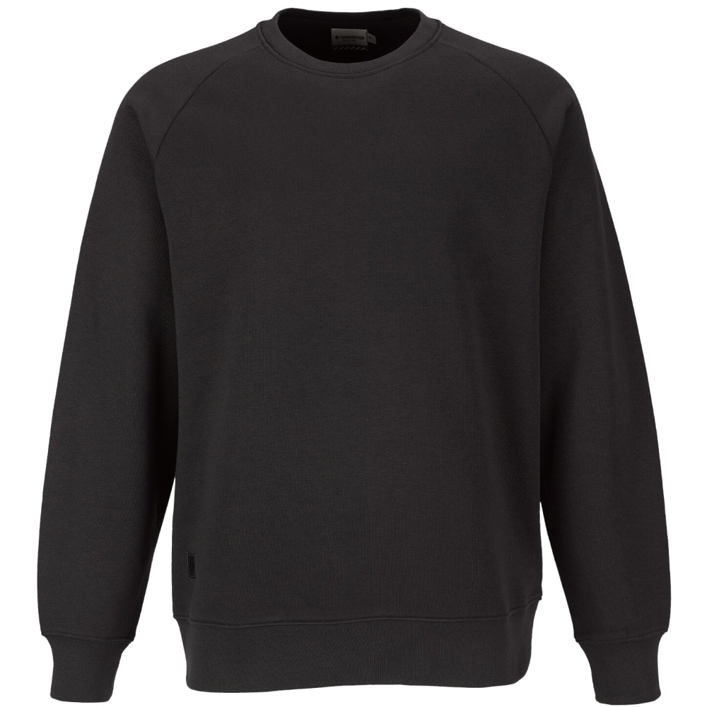 detail TOWORKFOR Sweatshirt schwarze schnell trocknende Herren-Sweatshirt für hervorrag