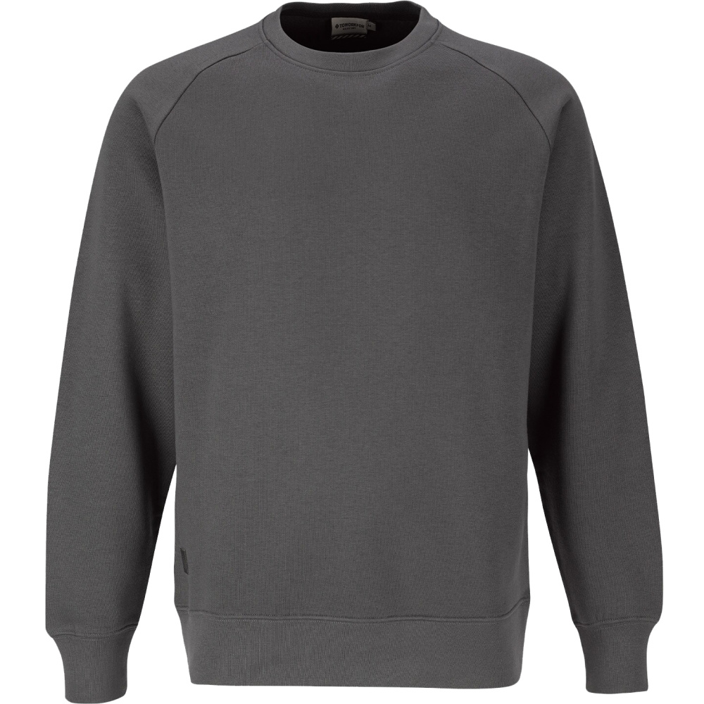 detail TOWORKFOR Sweatshirt graues schnell trocknendes Herren-Sweatshirt für hervorrage