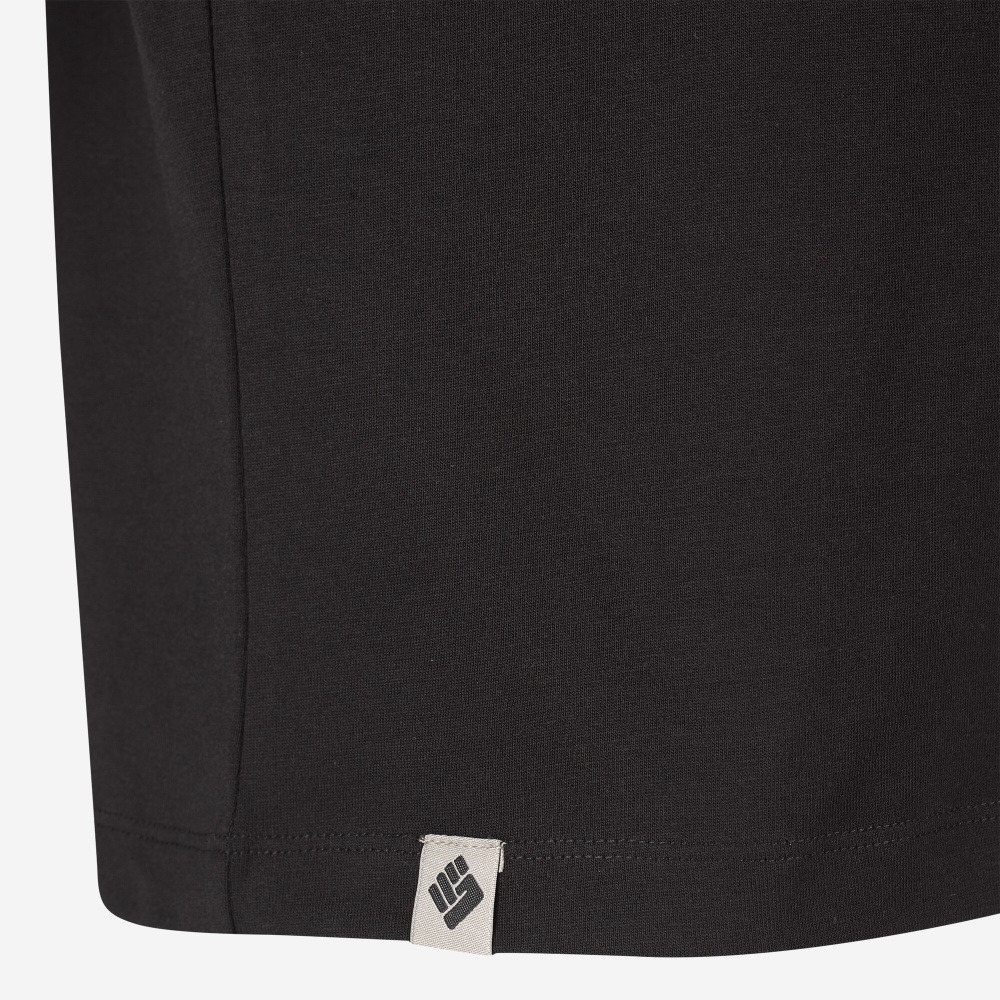 detail TOWORKFOR Fast-Dry schwarzes Herren T-Shirt, schnelltrocknend für hohen Komfort