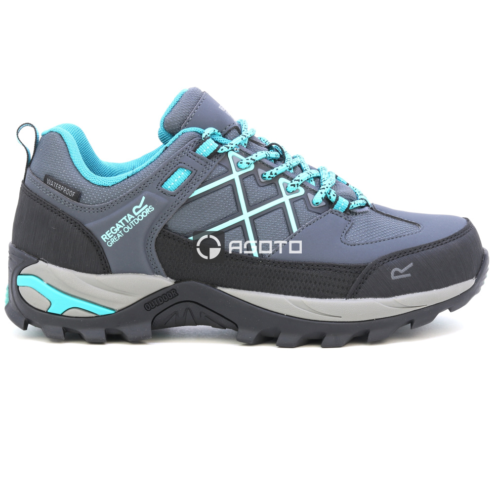 detail REGATTA Samaris III Low graue Damen-Outdoor-Schuhe mit Isotex-Membran
