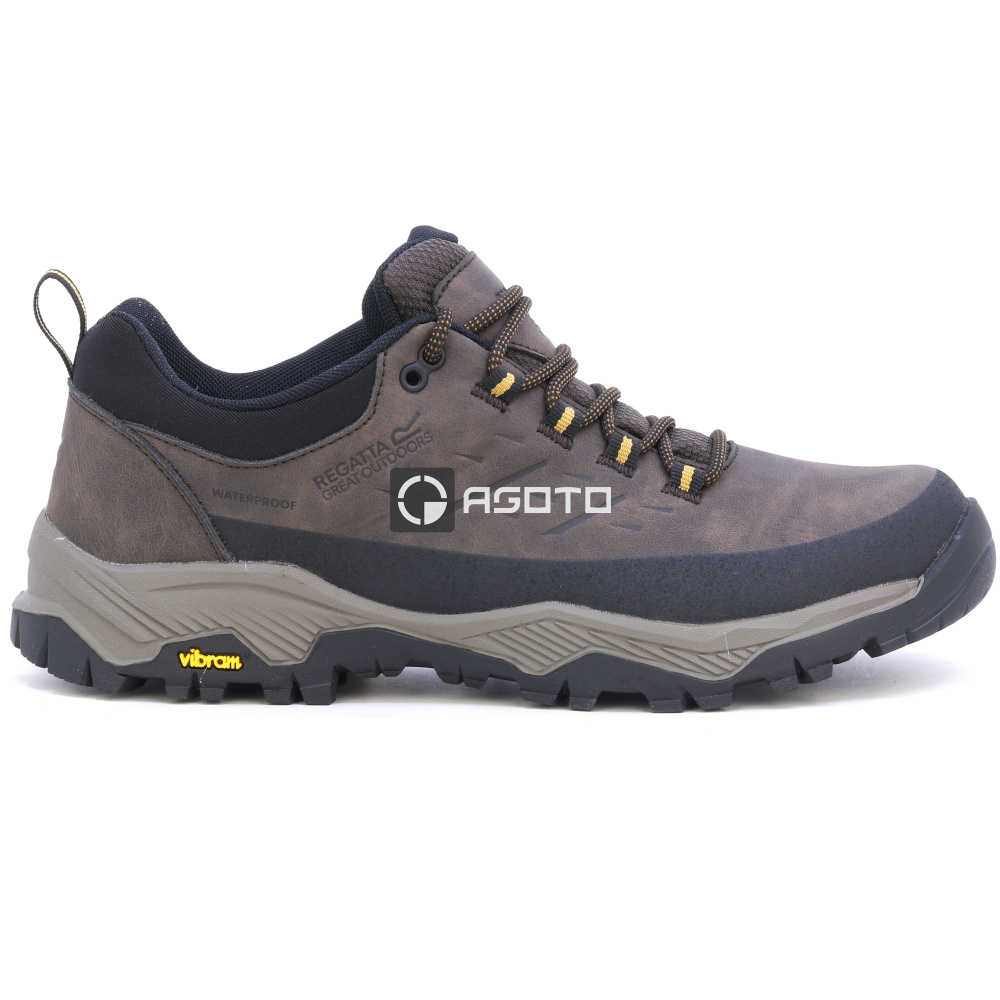 detail REGATTA Blake braune Herren Outdoor-Schuhe mit Vibram-Sohle und Isotex-Membran