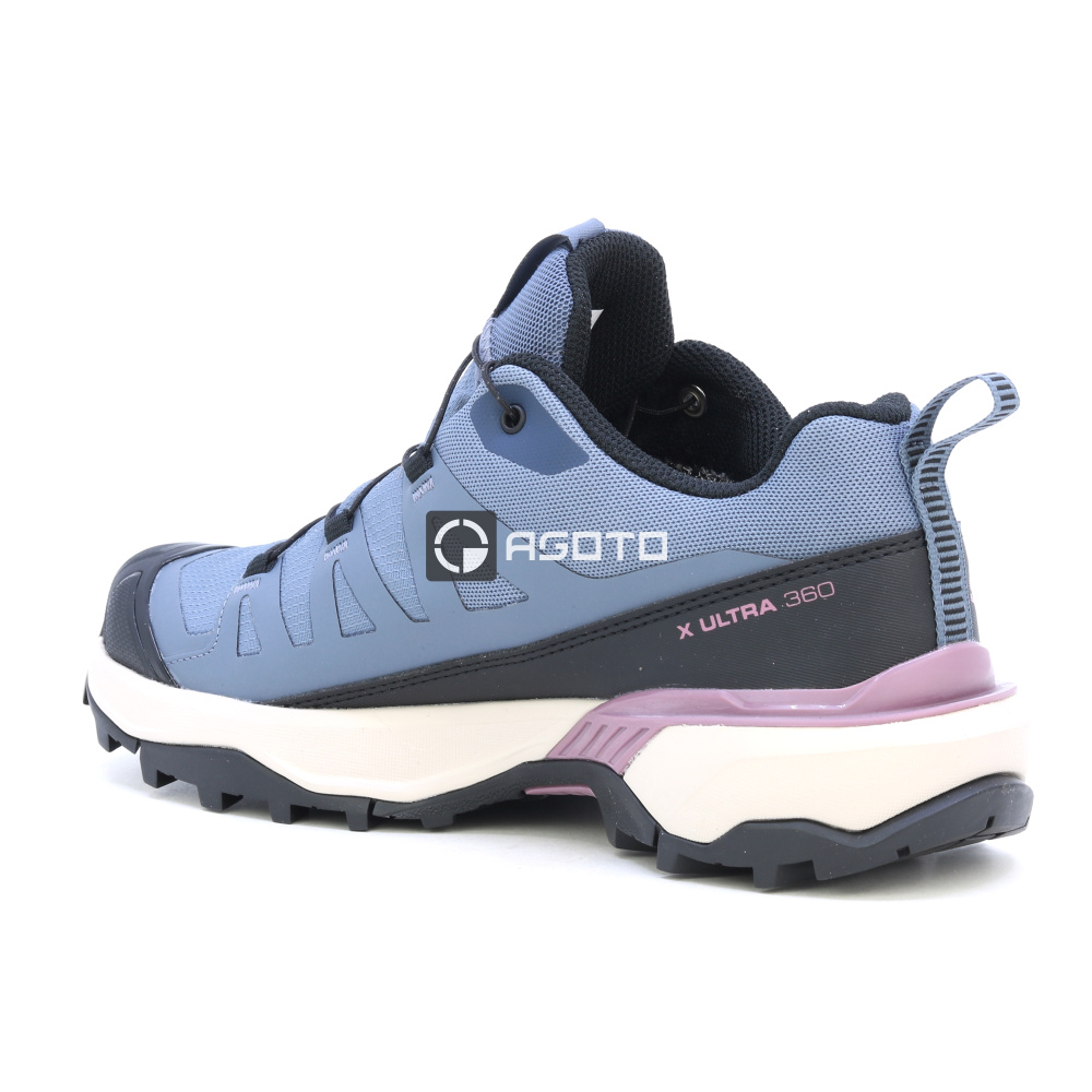 detail SALOMON X Ultra 360 GTX W blaue Damen-Outdoorschuhe mit Gore-Tex® Membran