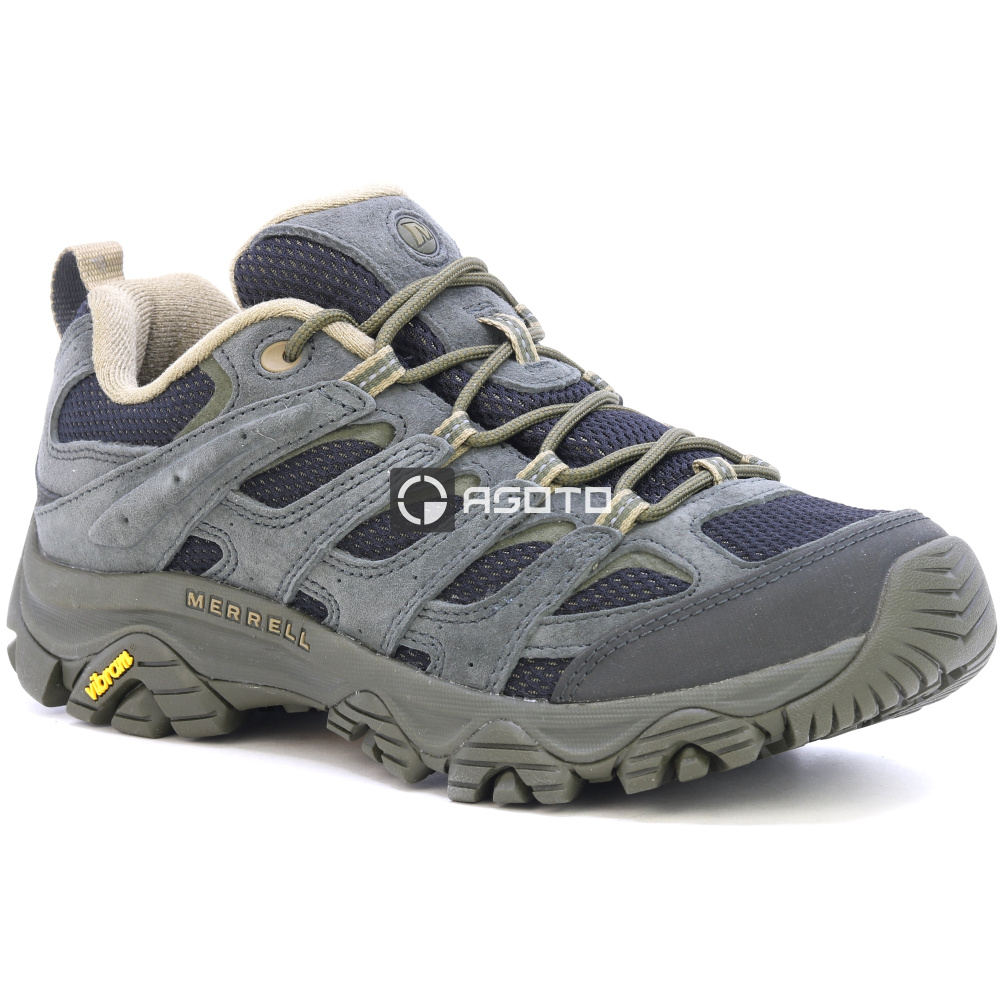 detail MERRELL MOAB 3 M black schwarze Herren Leder Outdoor-Schuhe nicht nur zum Trekki