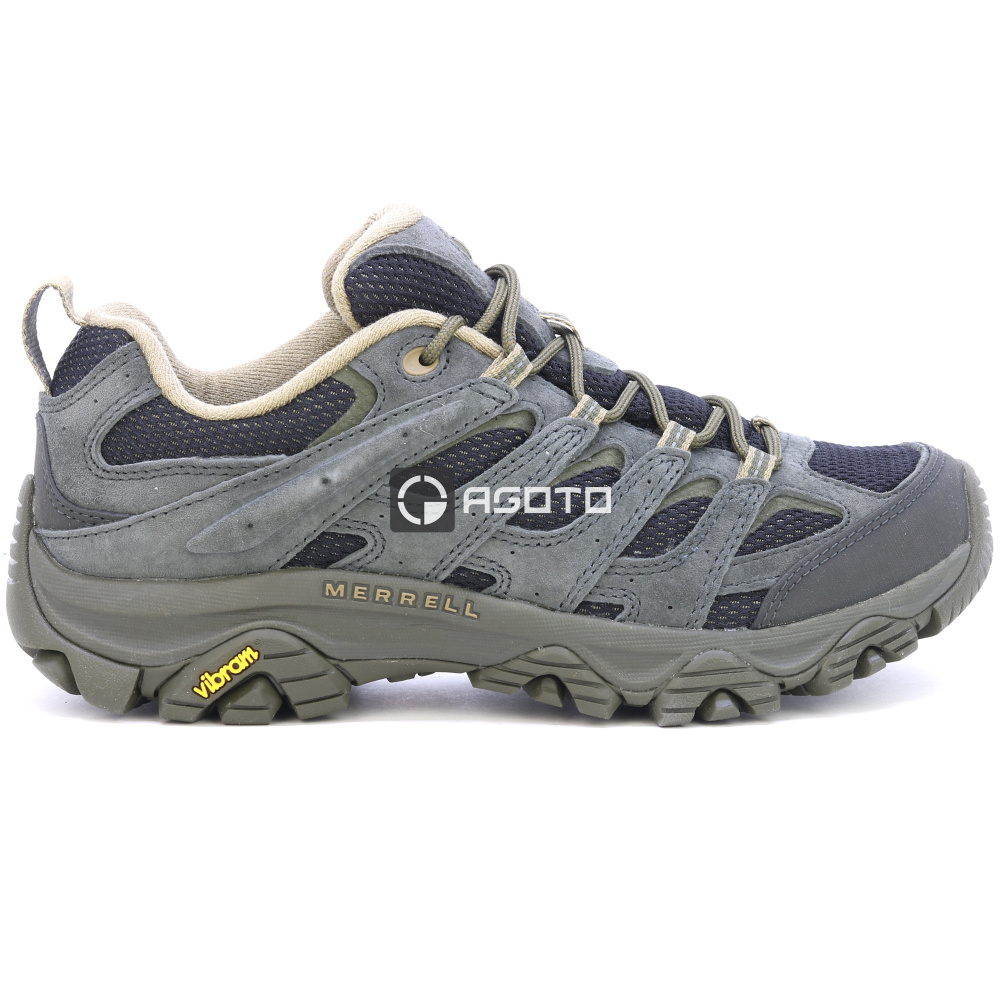 detail MERRELL MOAB 3 M black schwarze Herren Leder Outdoor-Schuhe nicht nur zum Trekki