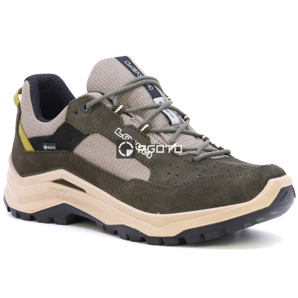 detail LOWA Ventierra GTX braune Herren Leder Outdoor-Schuhe mit Gore-Tex® Membran