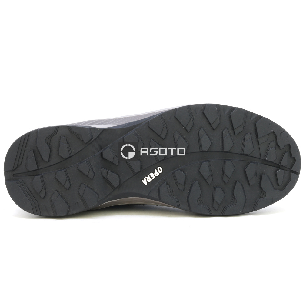 detail OLANG Moena 816 graue Herren Leder Outdoor-Schuhe, bequem und leicht ganzjährig