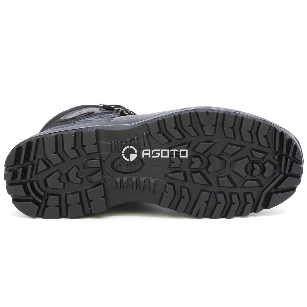 detail GRISPORT Castore braune volllederne Herren-Outdoor-Schuhe mit Gritex®-Membran