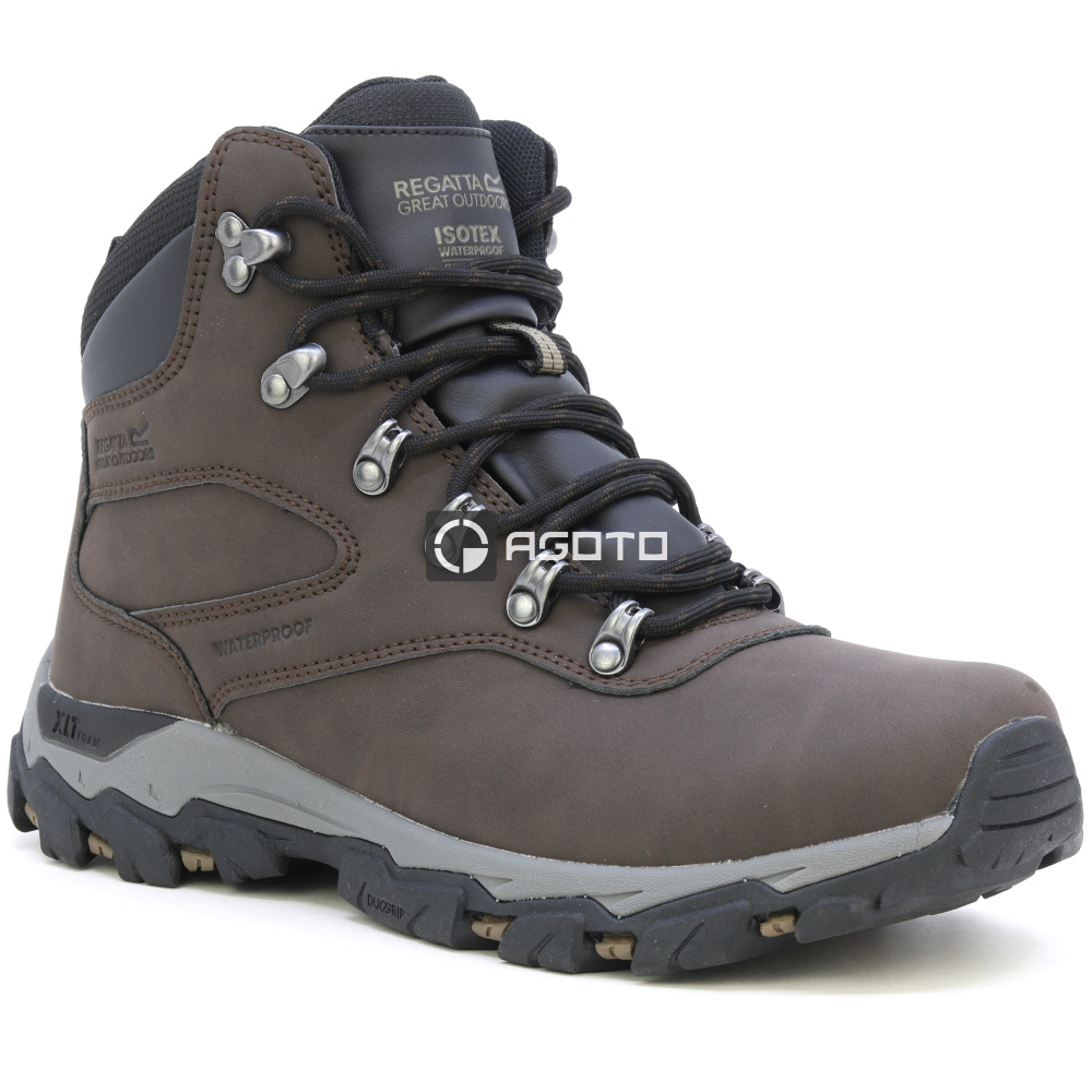 detail REGATTA Holcombe Classic braune Herren Outdoor-Knöchelschuhe mit Isotex-Membran