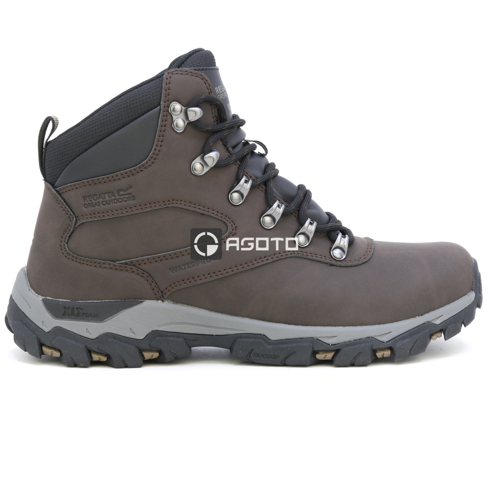 detail REGATTA Holcombe Classic braune Herren Outdoor-Knöchelschuhe mit Isotex-Membran