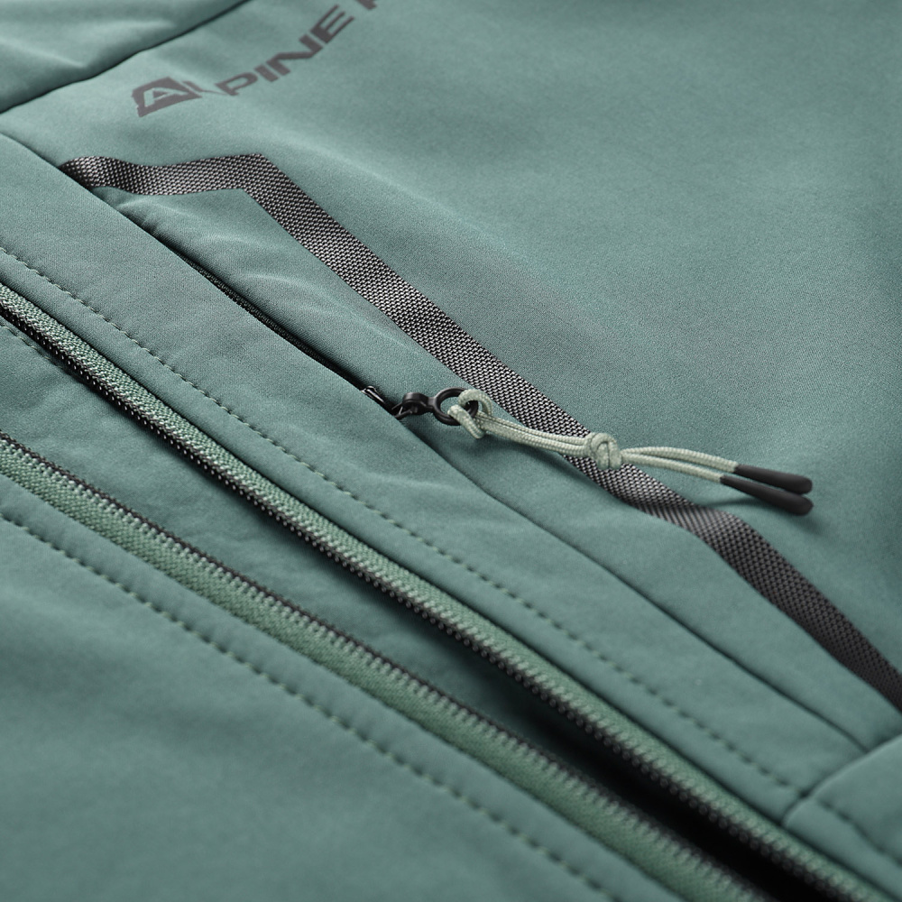 detail Jacke ALPINE PRO Hoor membrane SOFT-SHELL WINDBARRIER DWR 8000 mm